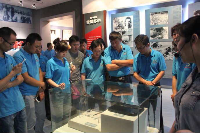 红色之旅手牵手、尼尔员工心连心——公司组织党员、退伍军人赴盐城新四军纪念馆参观