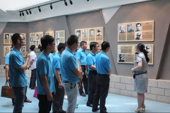 红色之旅手牵手、尼尔员工心连心——公司组织党员、退伍军人赴盐城新四军纪念馆参观