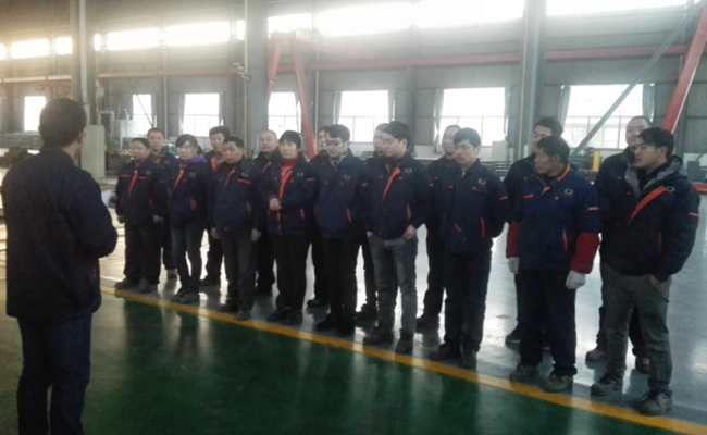 公司钣金车间班前班后会开出特色 公司钣金车间班前班后会开出特色